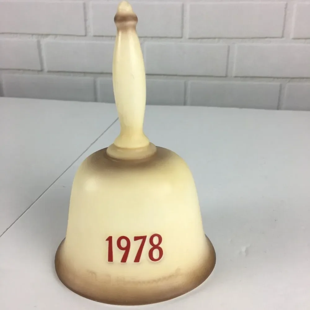 Vintage 1978 Hummel German Boy with Accordion Bell Made in West Germany
